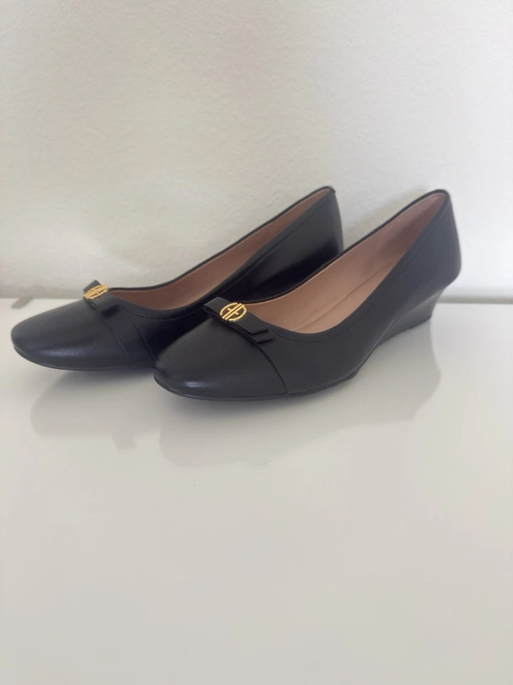 Cole Haan Malta Wedge Size 9.5 NWOB Or Tags. Black . - Image 3 of 4