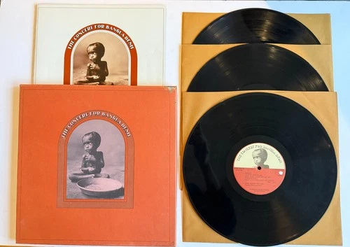 CONCERT FOR BANGLADESH 3-LP 1971 Box Set w/Booklet BEATLES NM