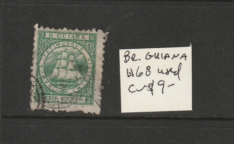British Guiana #68 used  CV $9