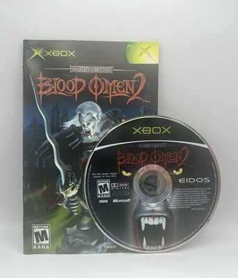 Blood Omen 2 OG XBOX  The Legacy Of Kain Disc, Manual, Reg card Working