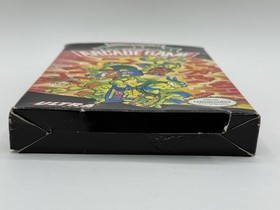 Teenage Mutant Ninja Turtles II Arcade Game Nintendo NES 1990 Tested CIB CLEAN