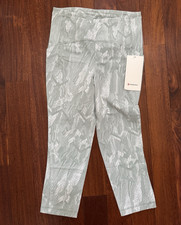 Lululemon Swift Speed HR Crop 21 Gray Geometr...