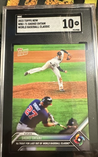 Mike Trout, Shohei Ohtani #WBC-71 2023 Topps Now card