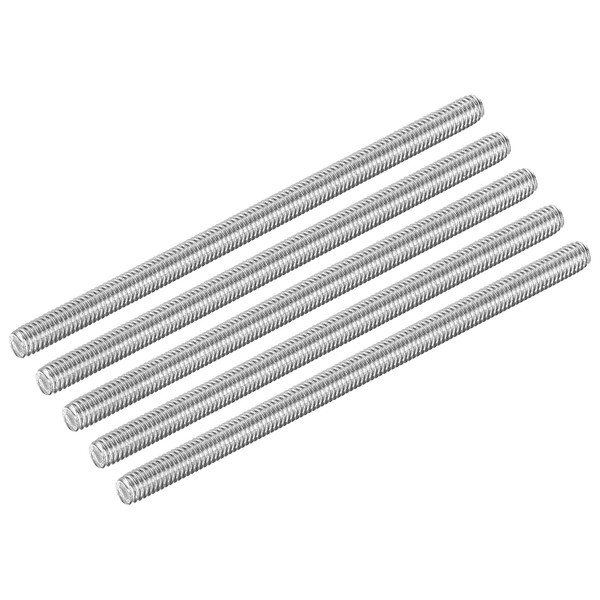 5 StüCk M6 X 110Mm Vollgewindestange Rechtsgewinde,1 Gewindesteigung-image