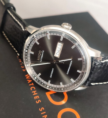 MIDO ''Commander II'' Swiss, Automatik Armbanduhr, neuwertig D=40mm