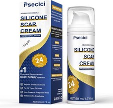 Scar Treatment Cream, Silicone Gel, Advanced Scar Removal Gel for Surgical Marks