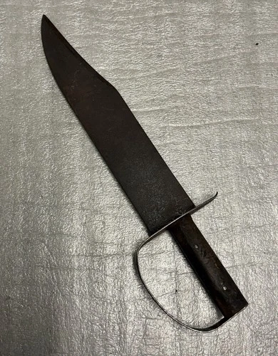 Civil War–Era Confederate Bowie Knife, Southern-Attributed, Dated “1861