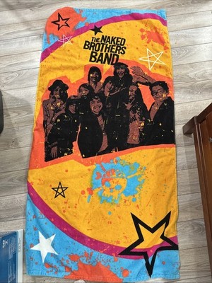 Naked Brothers Band Beach Towel Nickelodeon Tv Show Nat Alex Wolff EUC