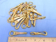 (20) NEW North & Judd Bronze Fast Eye Spring Snap 3/8 Inch RV Marine