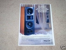 Klipsch Epic Series Speaker Ad,1992,Beautiful! 1 page