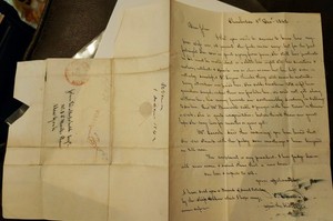 1842 Antique Letter Charleston SC To John W. Mitchell (John C Calhoun opponent)