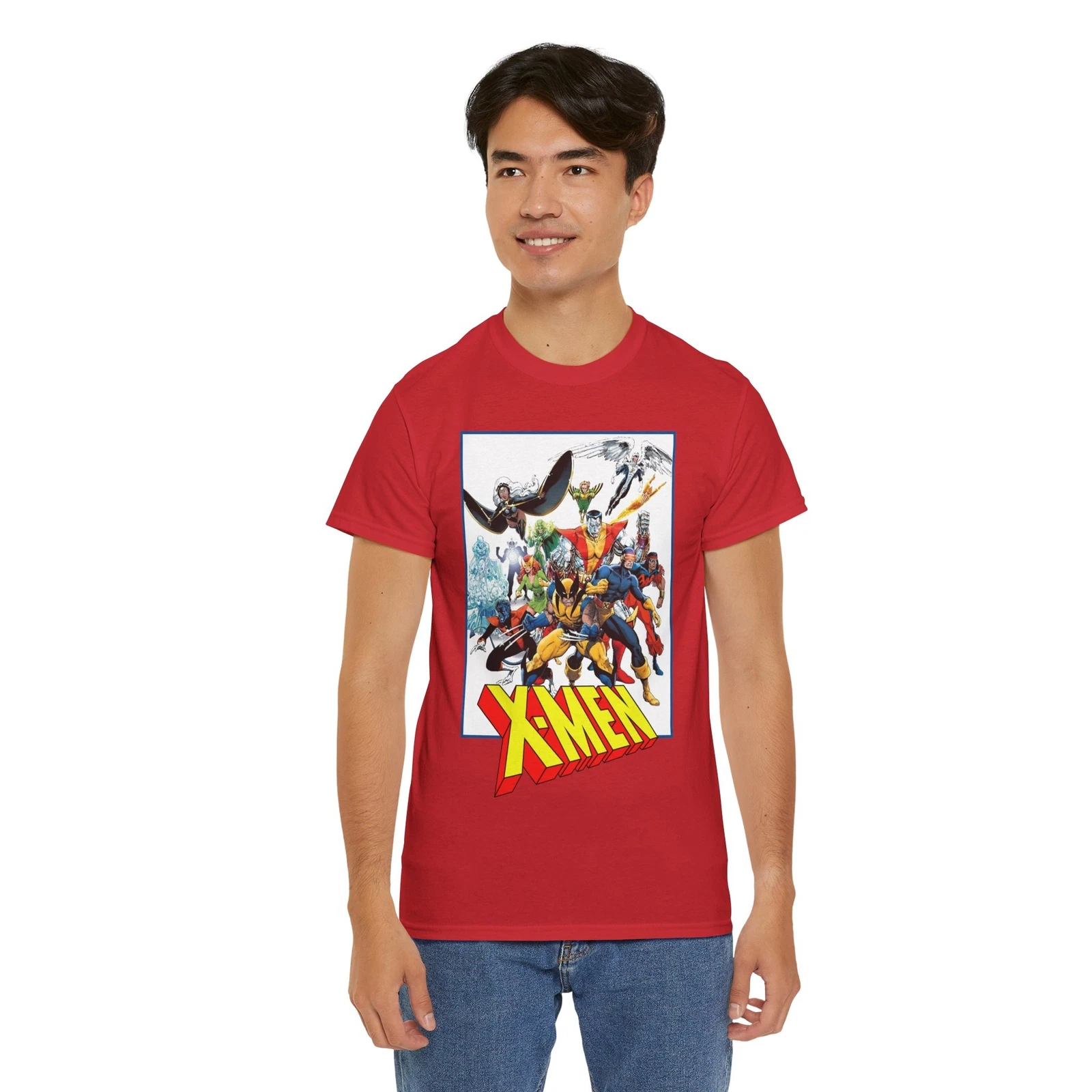 X-Men T-Shirt - Classic Arthur Adams Art - Marvel Comics - Wolverine, Colossus