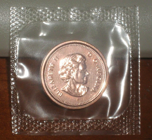 Canada 2006p Prooflike Penny Magnetic One 1 Cent 2006-P 2006 P Proof-like PL