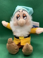 Bashful Snow White And The Seven 7 Dwarfs Disney Store Plush 8" Mini Bean Bag