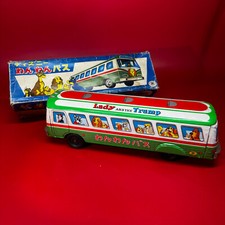 1966 Masudaya & Walt Disney Lady and the Tramp Tin Bus Japanese Friction NM