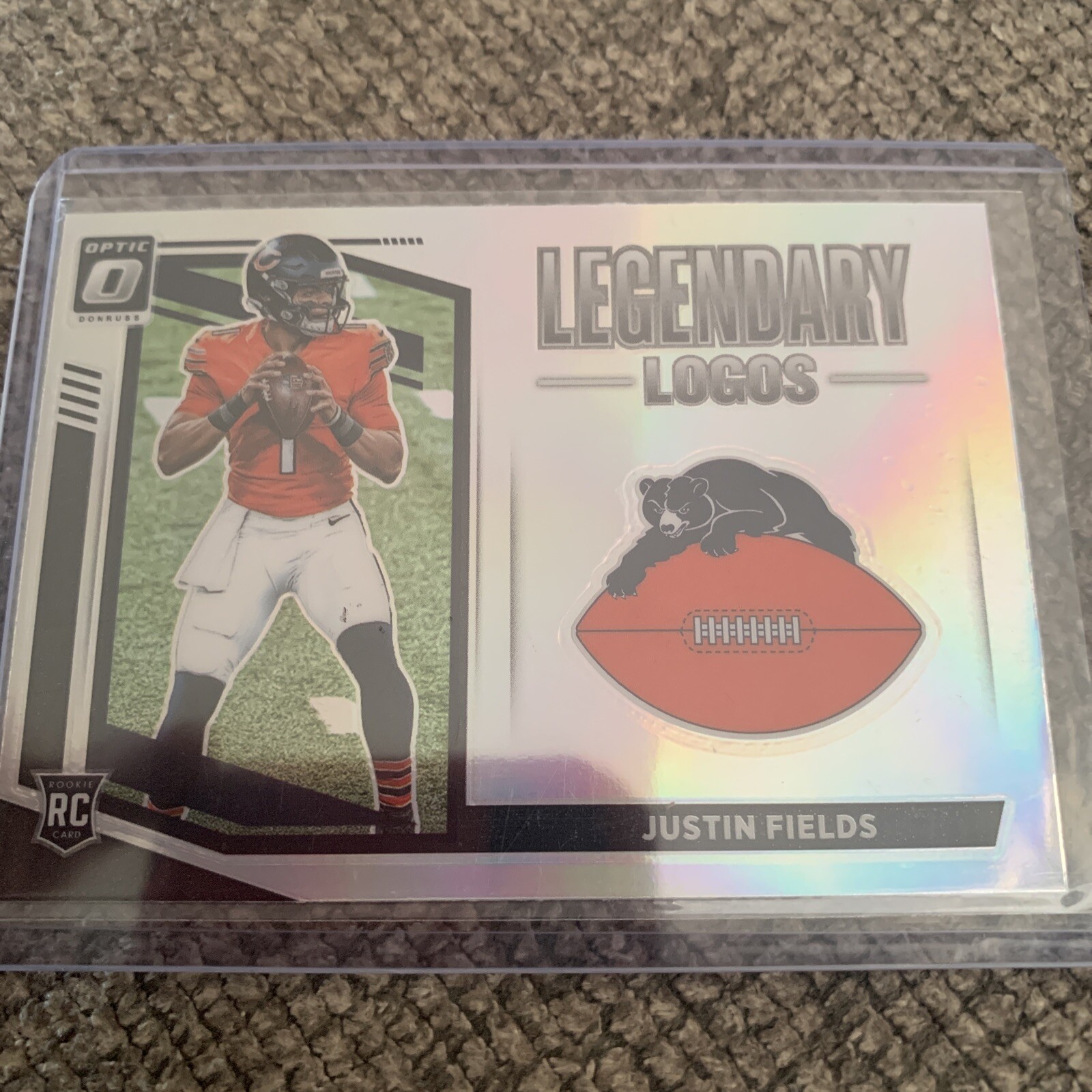 2021 Panini Donruss Optic - Legendary Logos #LL-2 Justin Fields (RC)