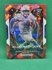 2021 Prizm Draft Picks Kenneth Gainwell Rc All-Americans Red Cracked Ice #194
