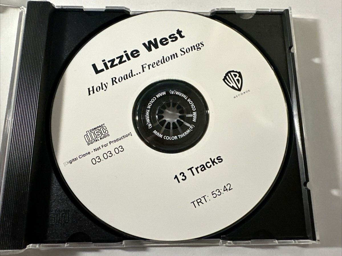 RARE ADVANCE PROMO Lizzie West CD Holy Road Freedom Songs rock