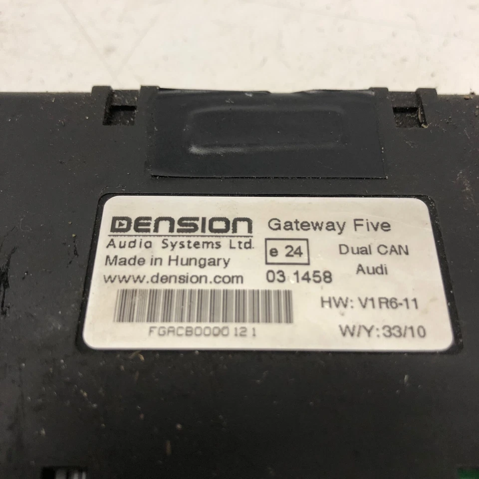 AUDI DENSION AUDIO SYSTEM GATEWAY CONTROL MODULE UNIT #TC - Image 2 of 4
