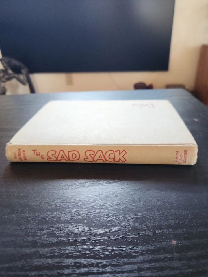 Печальный мешок сержант Джордж Бейкер мультфильмы фут Брэгг армия 1-е издание 2-е издание Вторая мировая война 1944 - Изображение 2 из 4