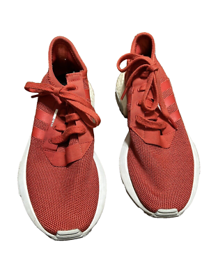 adidas Originals POD-S3.1 PK White/Shock Red 12 Athletic Shoes Sneakers Adidas POD-S3.1 Cloud White Shock Red Womens Running Shoes  main image 2