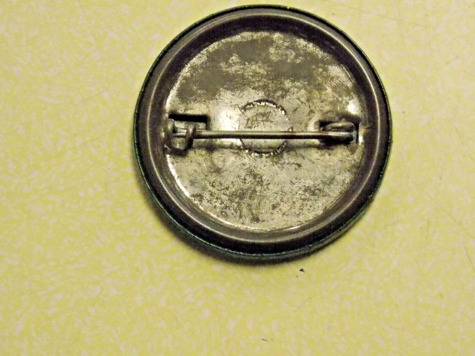 Vintage Pennsylvania Fishing License Pin Pinback Button 1944 As Is
