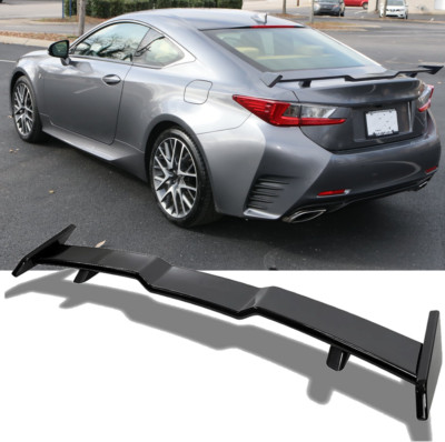 Lexus Rc300h Rear Wing Rear Trunk Spoiler Wing Lip TRD Style Glossy Black For Lexus RC200T ...