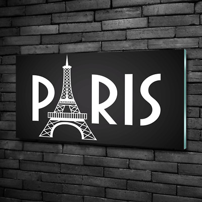Wandbild Glas-Bild Druck auf Glas 100x50 Deko Sehenswürdigkeiten Paris