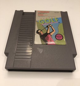 BANDAI GOLF Challenge Pebble Beach Ninetendo NES With Dust Sleeve Authentic