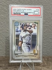 2020 Topps Gypsy Queen Ken Griffey Jr 318 (Missing Nameplate) SSP PSA 10 POP 3