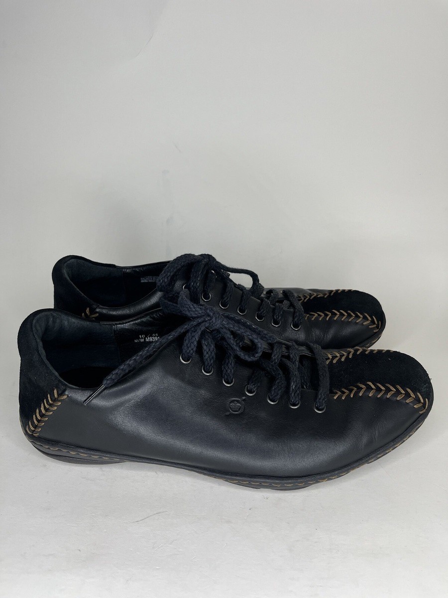 born oxford shoes Men Size 10M/W Black Leather Upper Casual  display picture 1