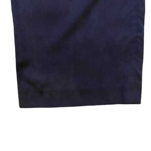 Vintage Jones New York Silk Pants Navy Blue Women’s Wide Leg Cropped 90s Size 8 - Picture 6 of 8