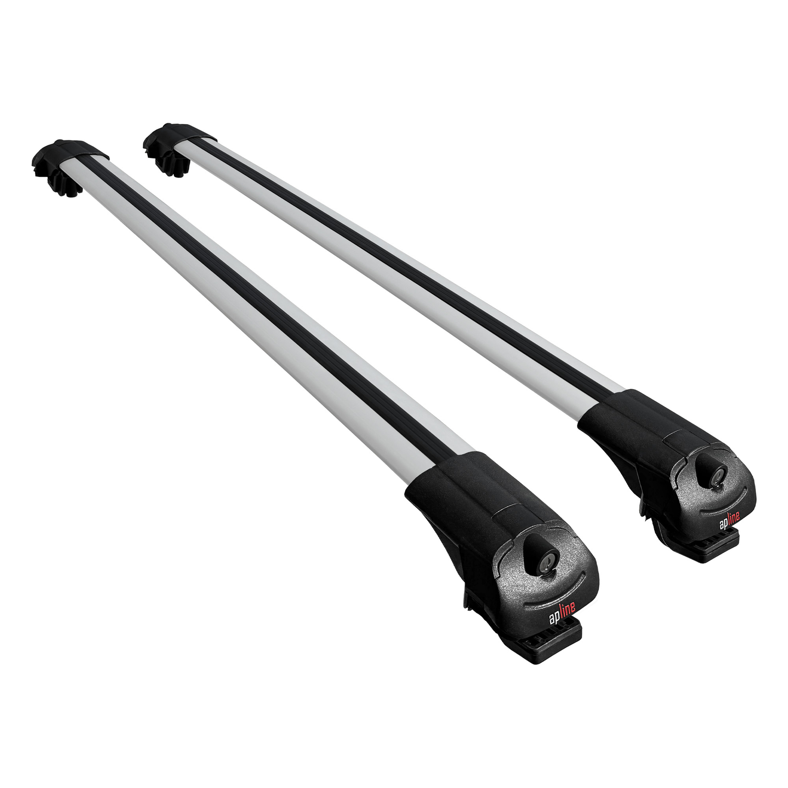 Barres de toit aérodynamiques ACE-1 pour Mitsubishi Outlander aluminium silencieux