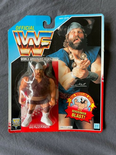 WWF Hasbro The Berzerker Figure MOC 1994 Series 6 ...