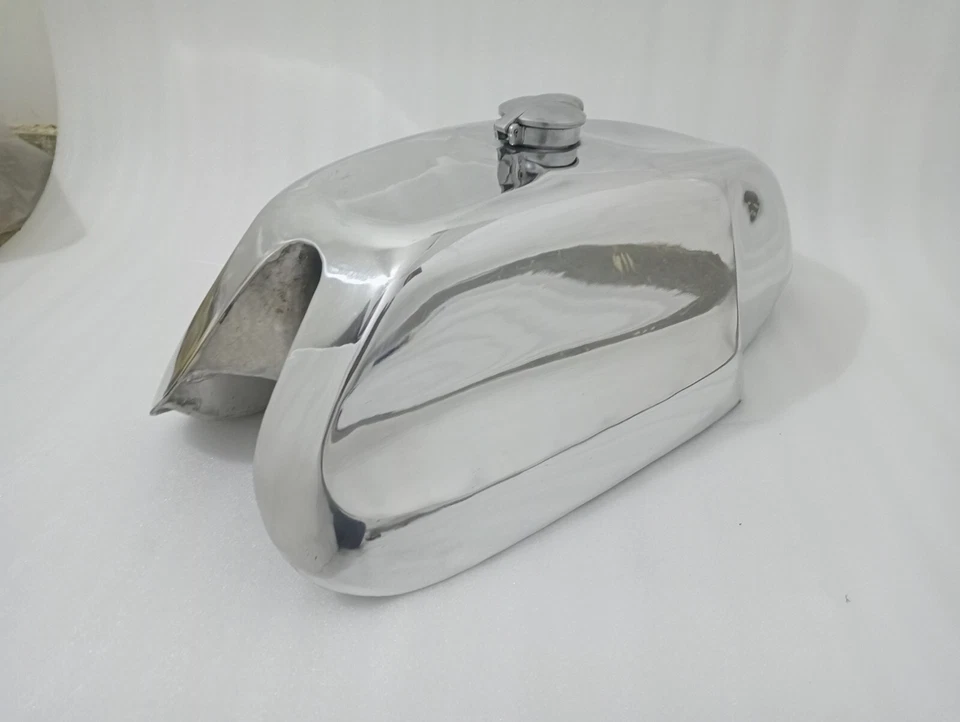 Petrol Fuel Tank Alloy + Cap IMOLA Bevel Fit For Ducati 750ss 900ss Cafe Racer - Image 3 of 4