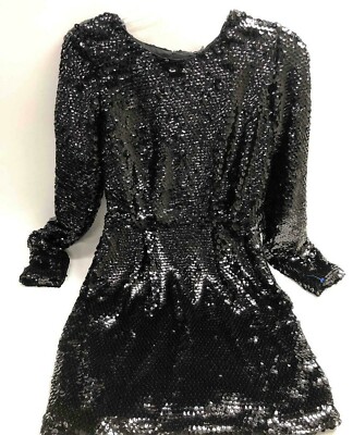 rachel zoe black sequin dress Rachel Zoe | Pollux Sequin Gown | M