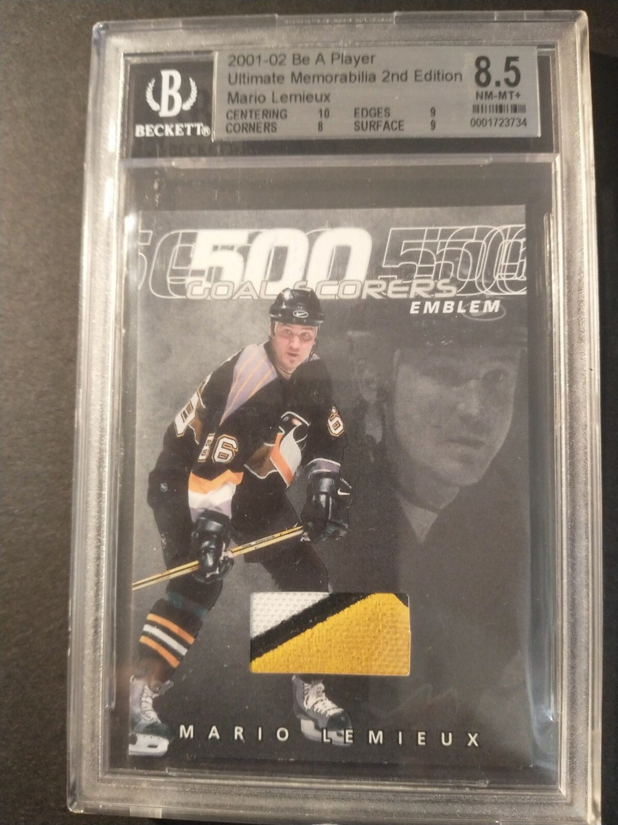 2001 Mario Lemieux JERSEY CARD