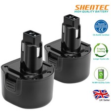 2x 9.6V 4.0AH Ni-MH Battery For Dewalt DE9061 DE9062 DW9061 DW9062 DW9036 PS120