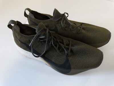 Nike Vapor Street Flyknit Mens Size 13 US Olive Green Athletic Running Shoes
