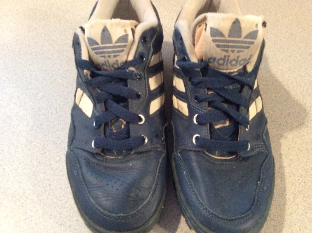 Vintage 1990s Adidas Phantom III Lo Blue Shoes Mens 8.5 Rare