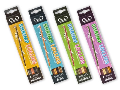 GlasGarten Shrimp Lollies 4in1 Power Stick Food Crystal Red Cherry Shrimp Invert