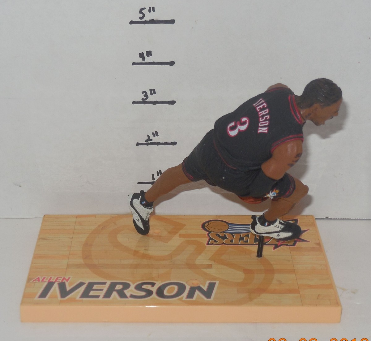 NBA★McFARLANE★希少！黒ユニフォーム★IVERSON フィギュア McFarlane Toys NBA Philadelphia 76ers Sports Basketball