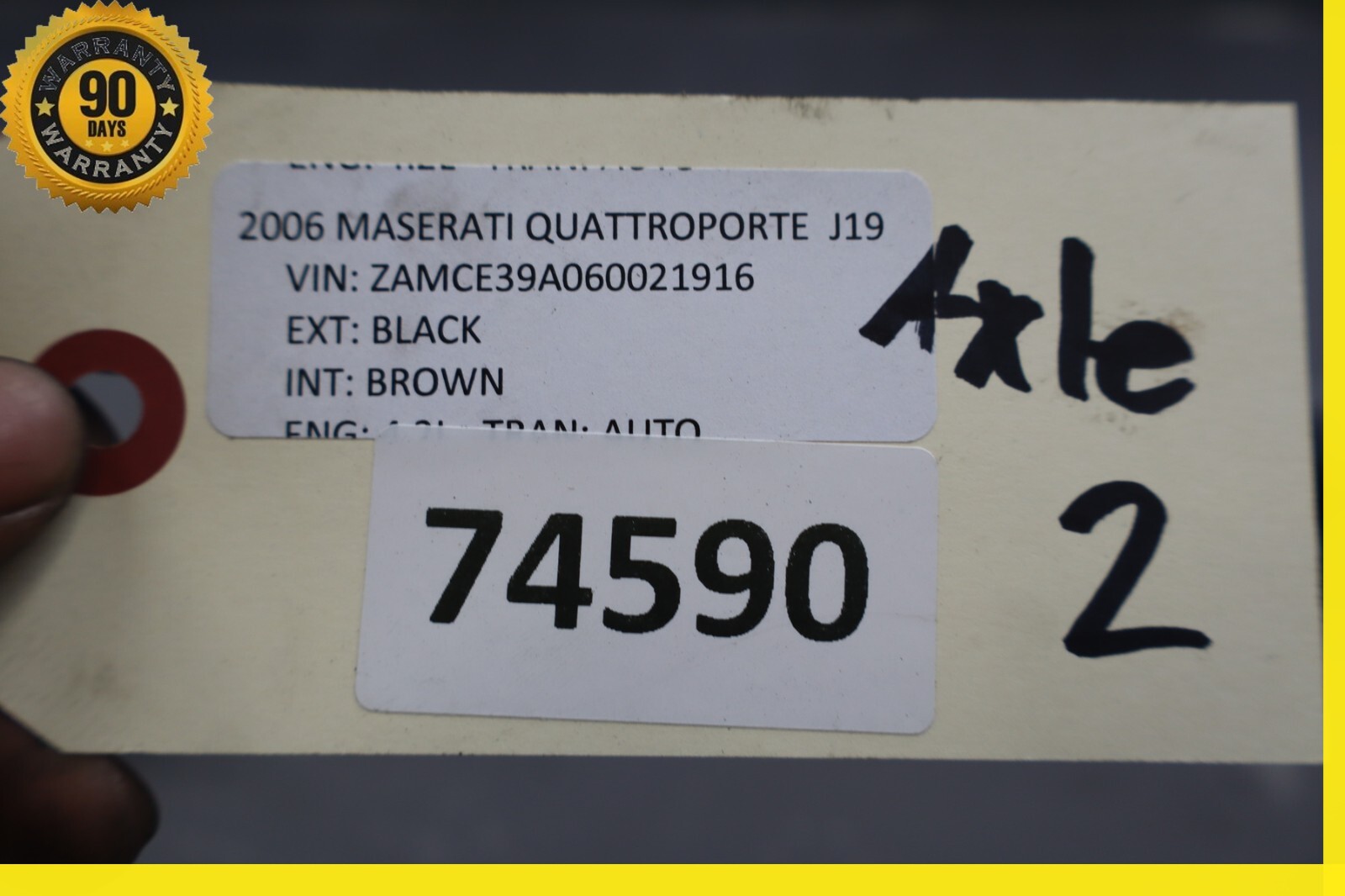 03-08 Maserati Quattroporte Front Left Driver Side Axle CV Half Shaft Oem