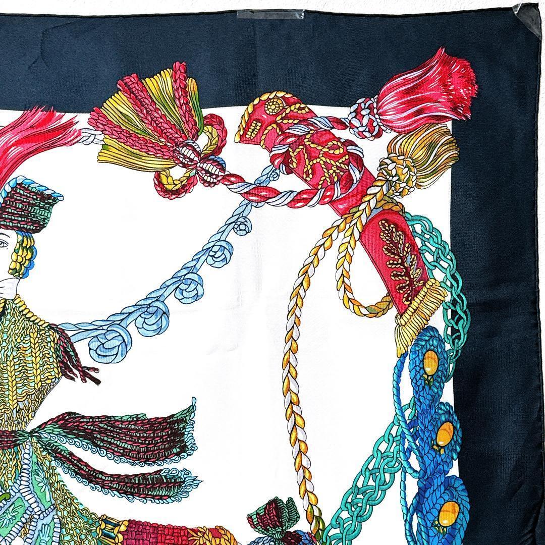 HERMES Scarf Carre90 Silk Square Shawl Stole 33.8… - image 21