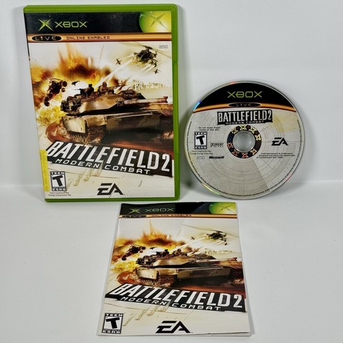 Battlefield 2 Modern Combat Xbox CIB Complete In Box With Manual