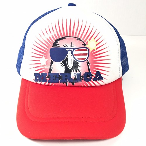Blue Trucker Ball Cap Hat Snapback | eBay