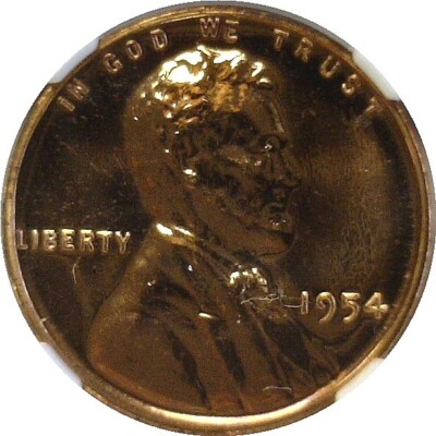 1954 1C Lincoln Cent Proof NGC PF 66 RD (Red) | eBay
