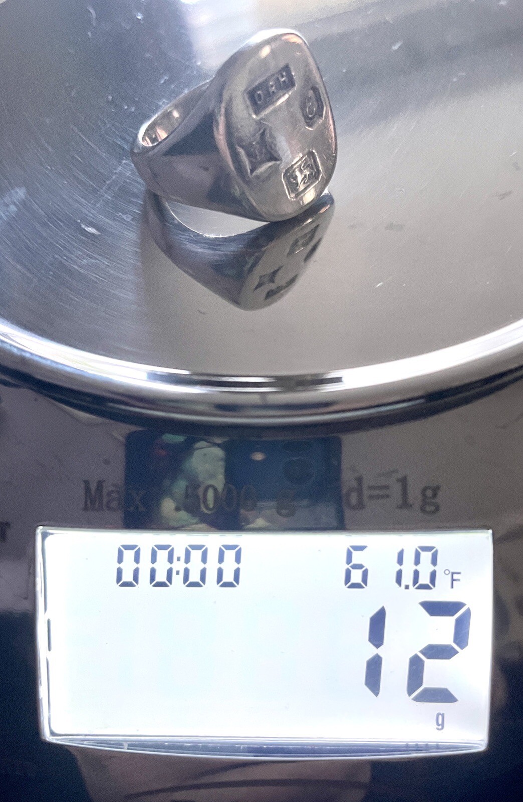 925 Sterling Silver Heavy Men’s Ring eBay