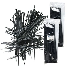 200X Plastic Cable Nylon Zip Ties Wrap Extra Heavy Duty Wire Fastener 12" Long