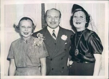 1937 Press Photo NYC Jacques Raffray, Constance De Bower, Irene Boshen